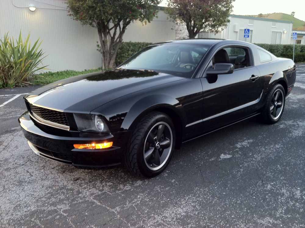 2008 Black ford mustang bullitt #4